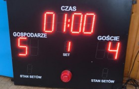 Zdjęcie dla aktualności: Pierwszy mecz odliczany elektronicznie
