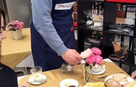 Zdjęcie dla aktualności: Klasa 2at nigdy nie wychodzi z zajęć głodna!