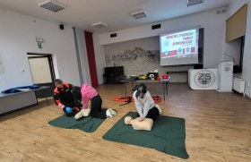 Zdjęcie dla aktualności: Warsztaty pierwszej pomocy w ramach akcji „Bezpieczne Ferie”.