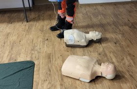 Zdjęcie dla aktualności: Warsztaty pierwszej pomocy w ramach akcji „Bezpieczne Ferie”.