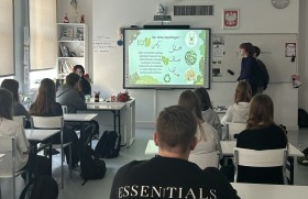 Zdjęcie dla aktualności: Z wizytą w Gminnym Zespole Szkół w Kazimierzu Dolnym