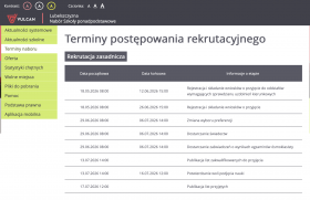 Zdjęcie dla aktualności: REKRUTACJA 2026/2027